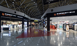Дисплеи покупателя CheckWay в «Шереметьево»