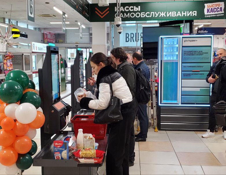 Киоски самообслуживания «Гермес» для продуктового супермаркета «Апекс»